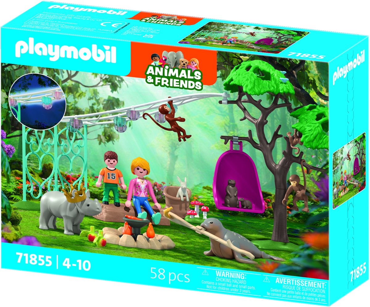 PLAYMOBIL animals friends: grappig verjaardagsfeestje - 71855