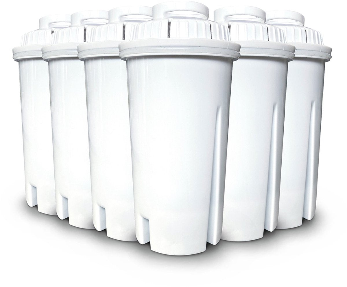 Caso Design Caso filterset voor turbo-heetwaterdispensers – 6 stuks universele waterfilters met siliconen sealring, voor o.a. hw400, hw500, hw600, hw660, hw1000, hw1660 |