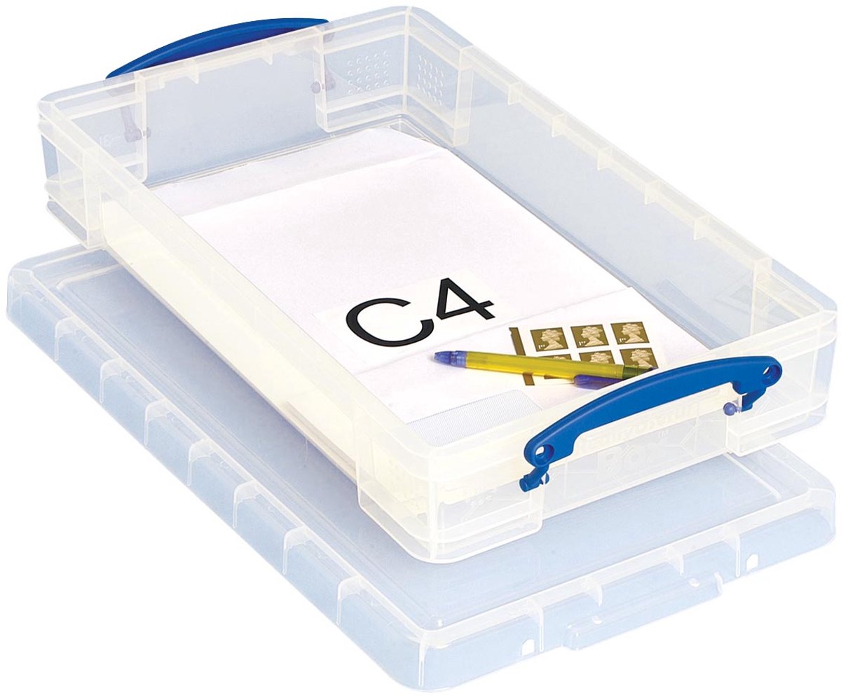 Really Useful Box opbergdoos 6 liter | transparant