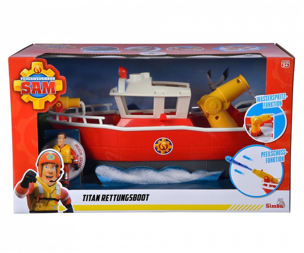 Simba Brandweerman sam brandweerboot