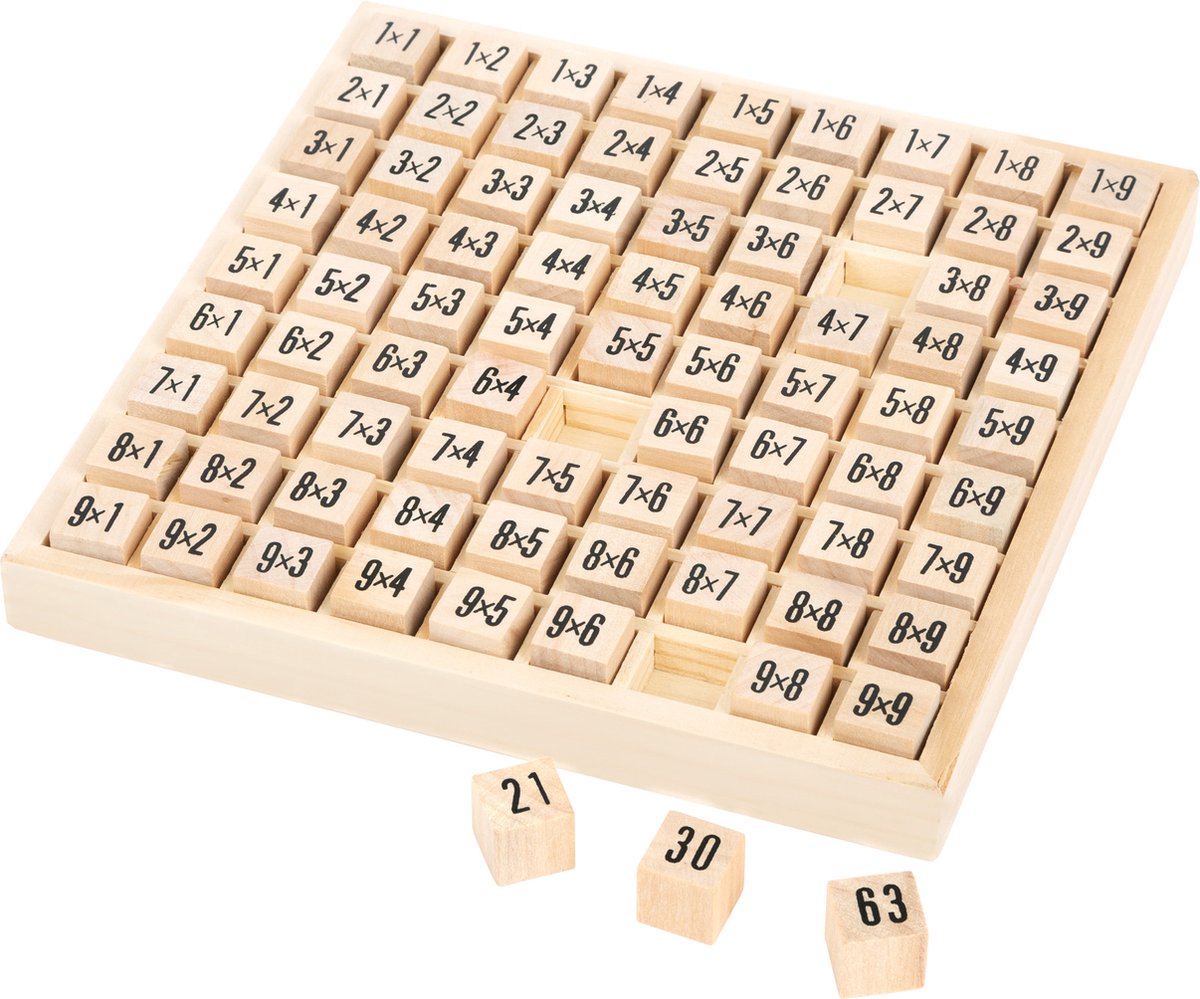 Small Foot - rekenplank - de tafels van 1 tot 10