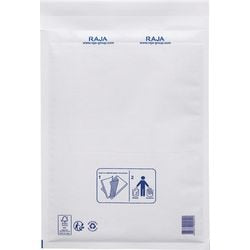 Gevoerde enveloppen Raja PMBL4C Papier Wit