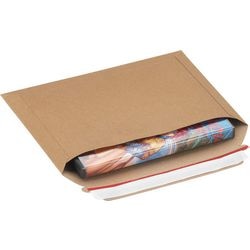 Enveloppen met kartonnen rug Raja PCF23 Bruin 180 mm