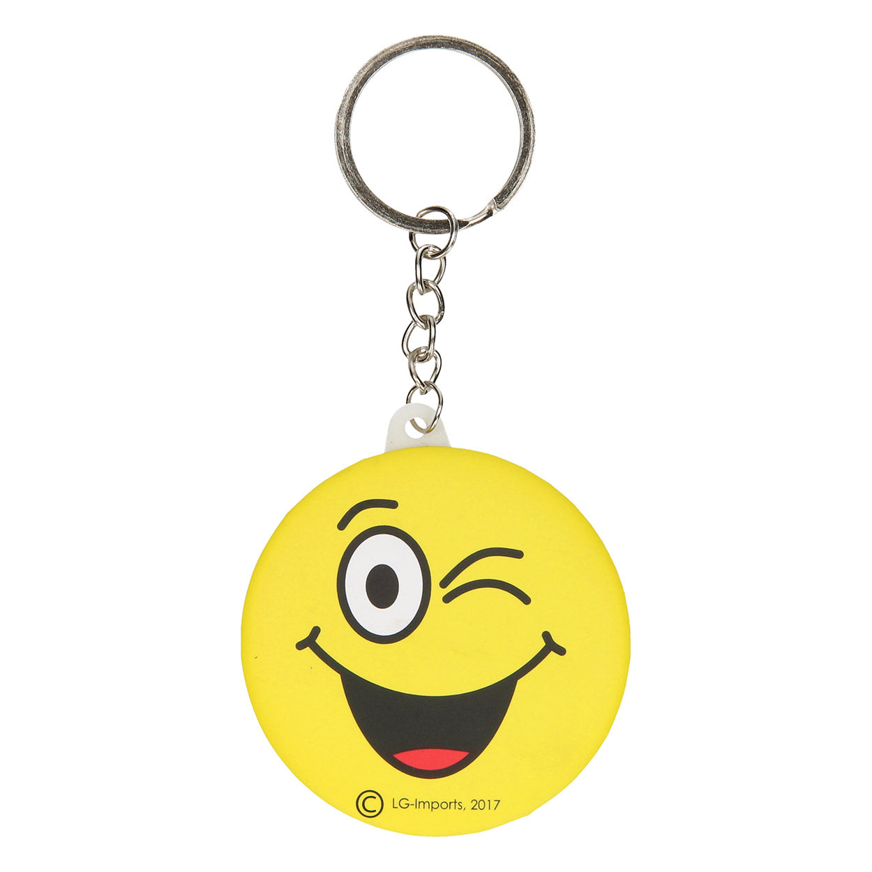 Duckiez Sleutelhanger - lachgezicht met spiegeltje