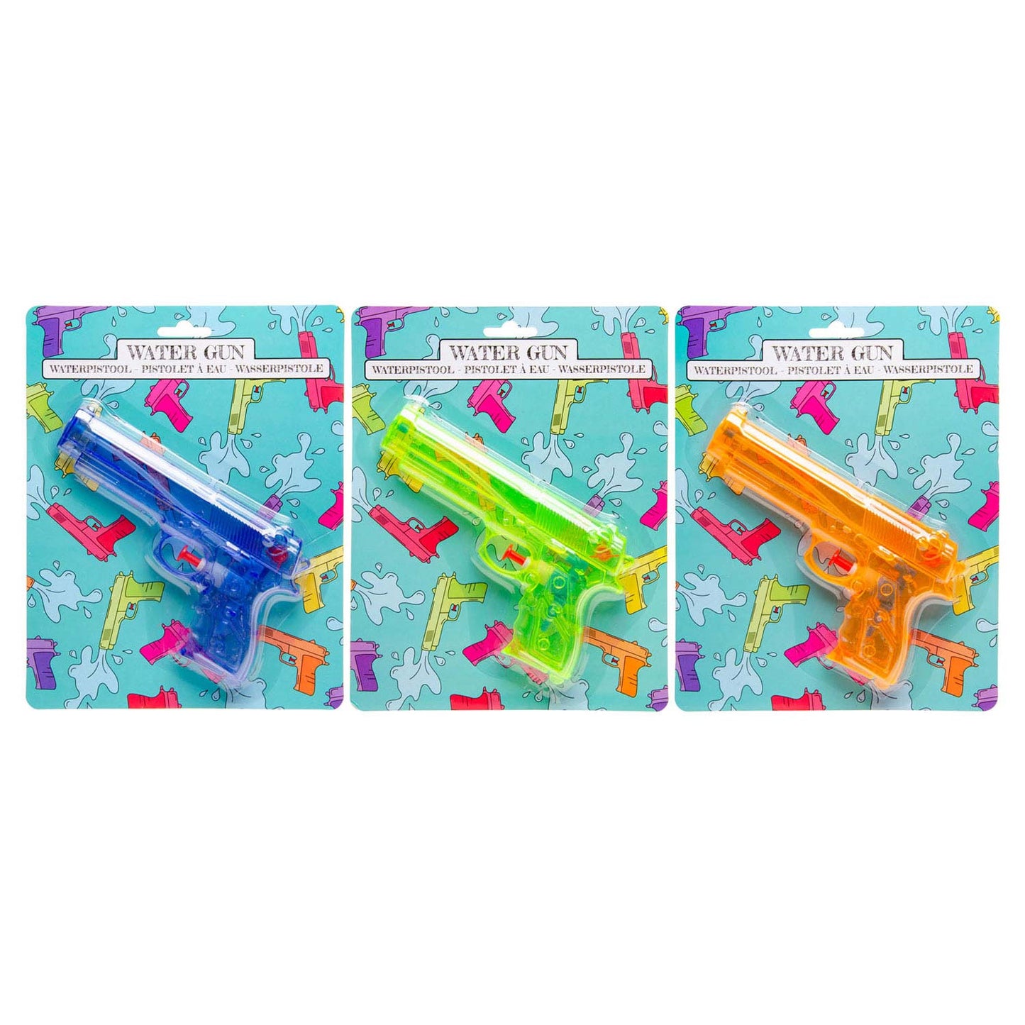 Duckiez Gekleurd waterpistool, 16cm