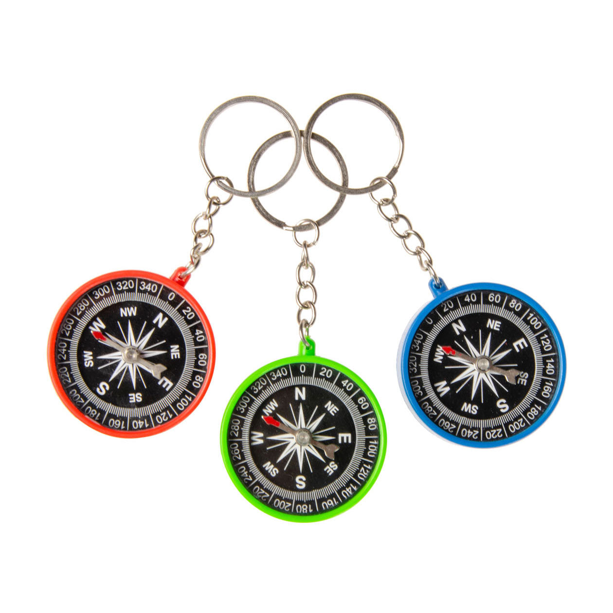 Duckiez Sleutelhanger kompas kleur