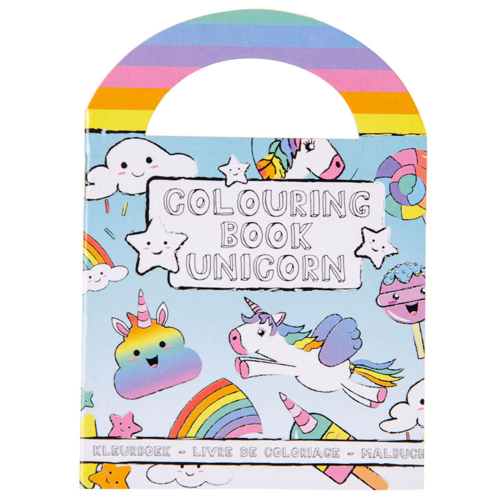 Duckiez Kleurboekje met stickers eenhoorn