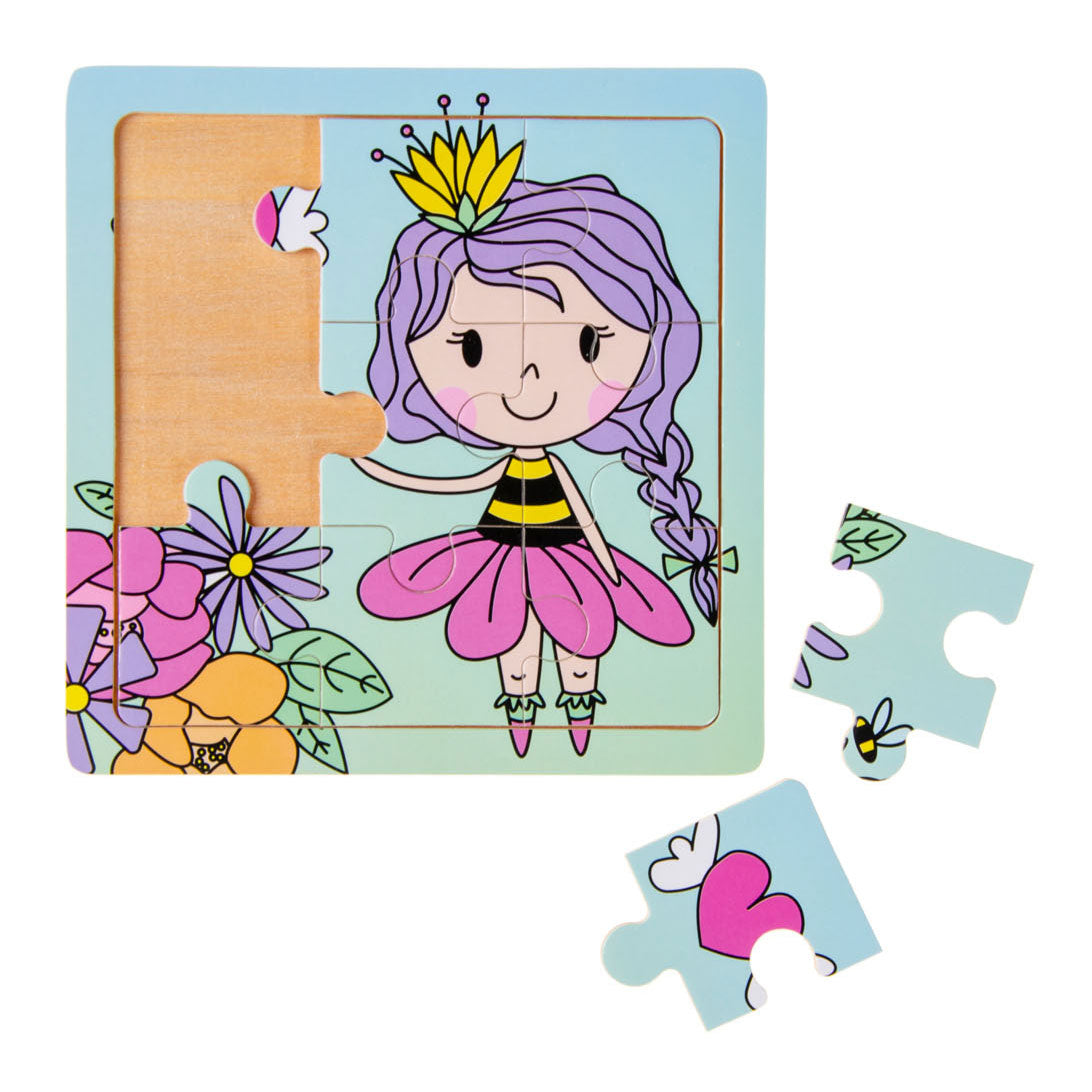 Duckiez Houten puzzel (prinses, eenhoorn of zeemeermin)