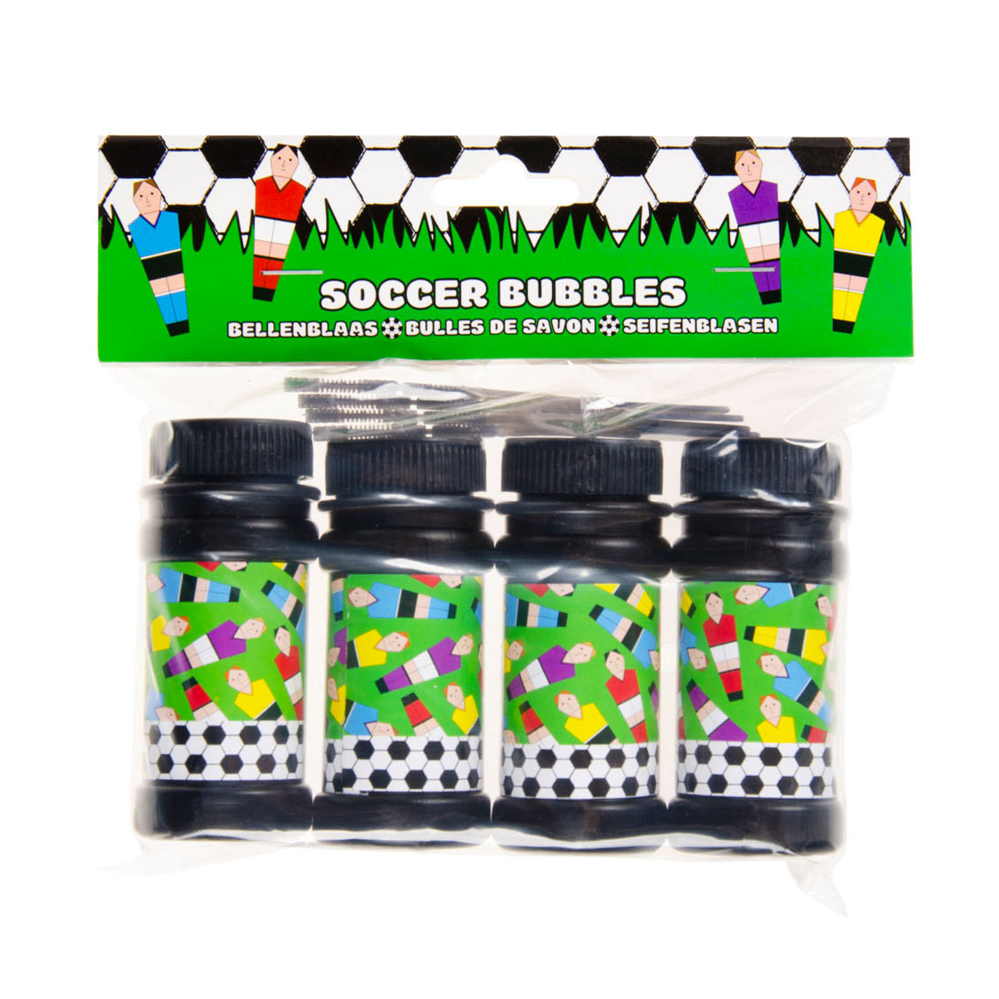 Duckiez Bellenblaas voetbal, 4x50ml