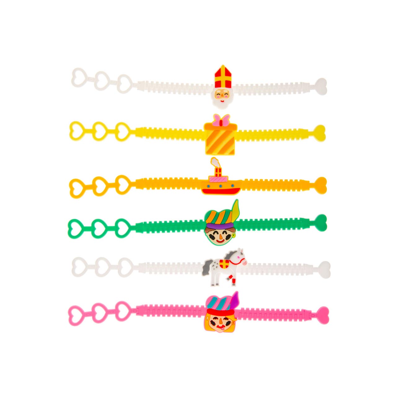 Duckiez Armbandjes sinterklaas, set van 12st.