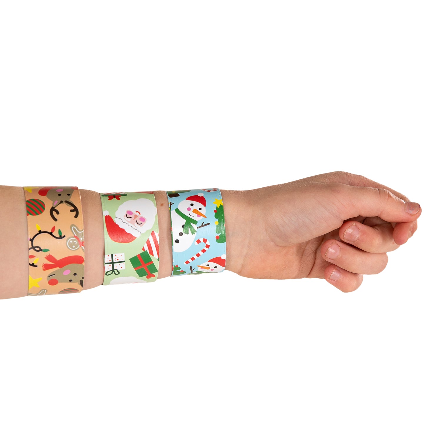 Duckiez Klaparmband kerst 22 cm 3 assorti | 36 stuks