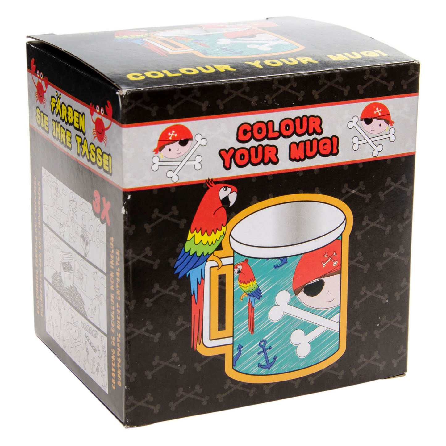 Duckiez Kleur je eigen beker piraat