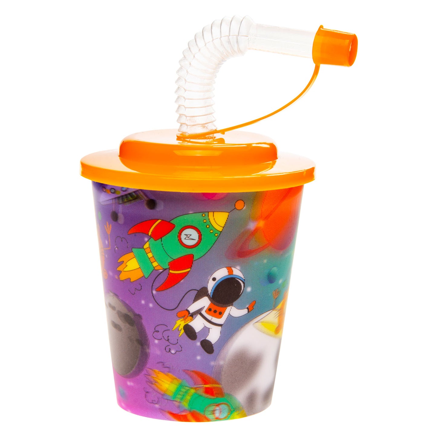 Duckiez Beker met deksel en rietje ruimte, 12st.