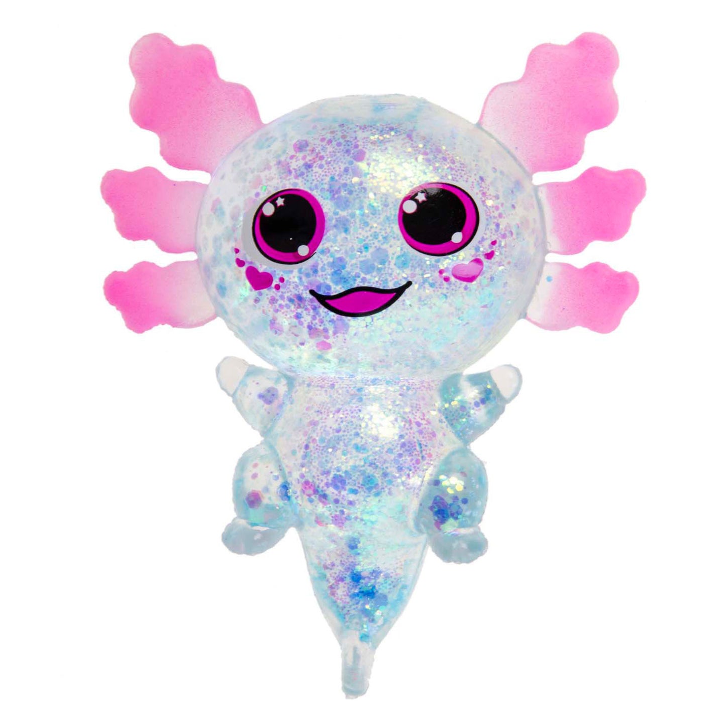 Duckiez Squeeze dier axolotl transparant