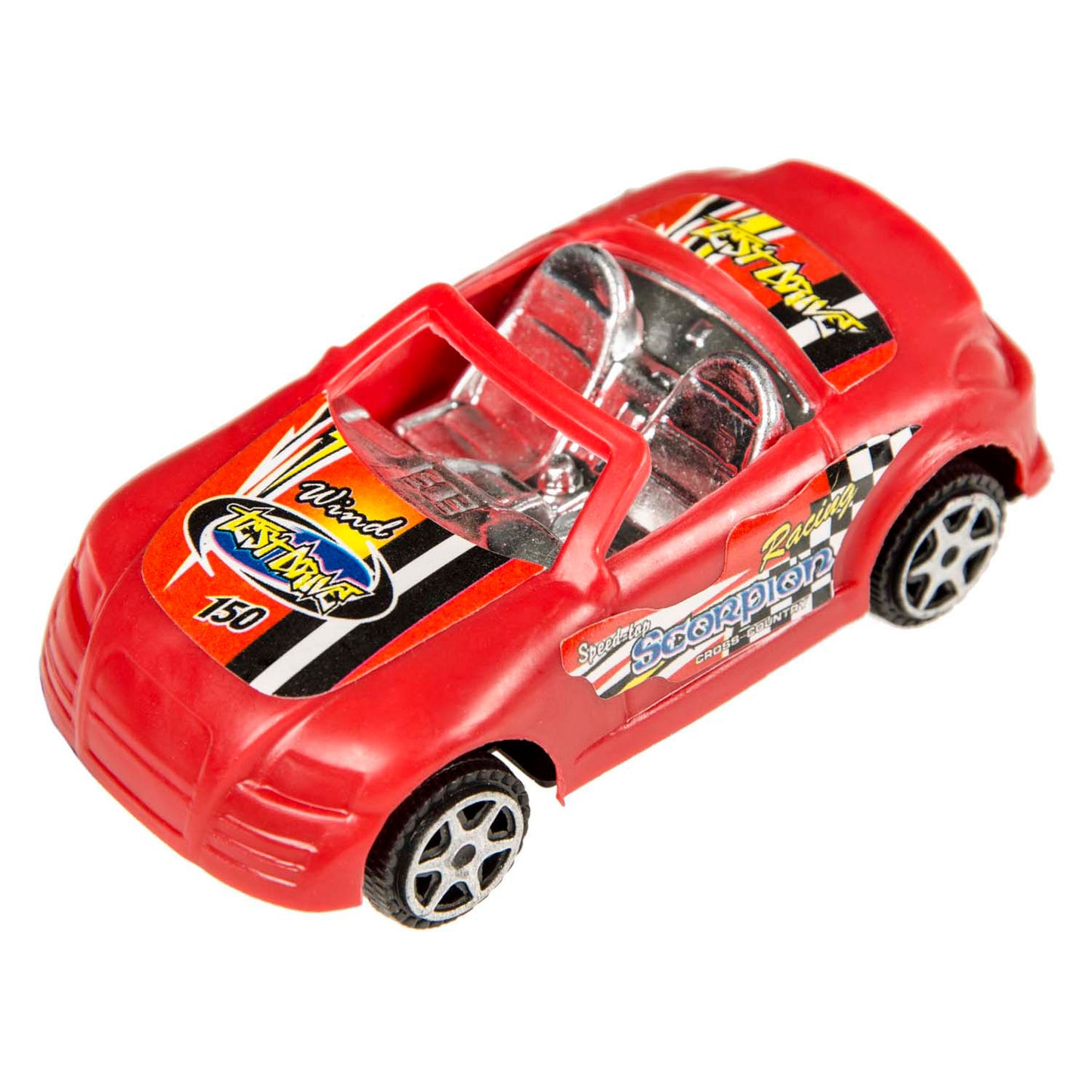 Duckiez Pull back mini auto kleur
