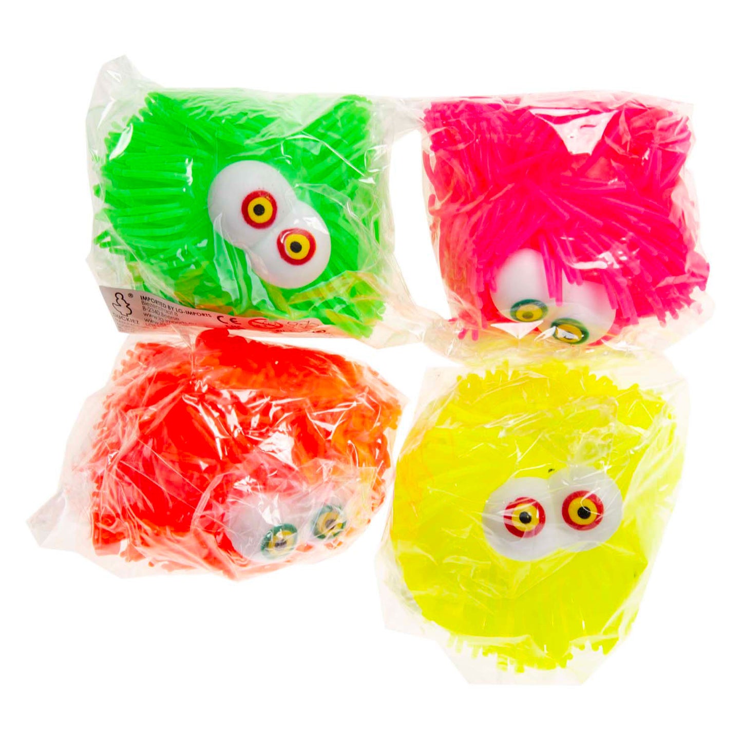 Duckiez Pufferbal met ogen, 10cm