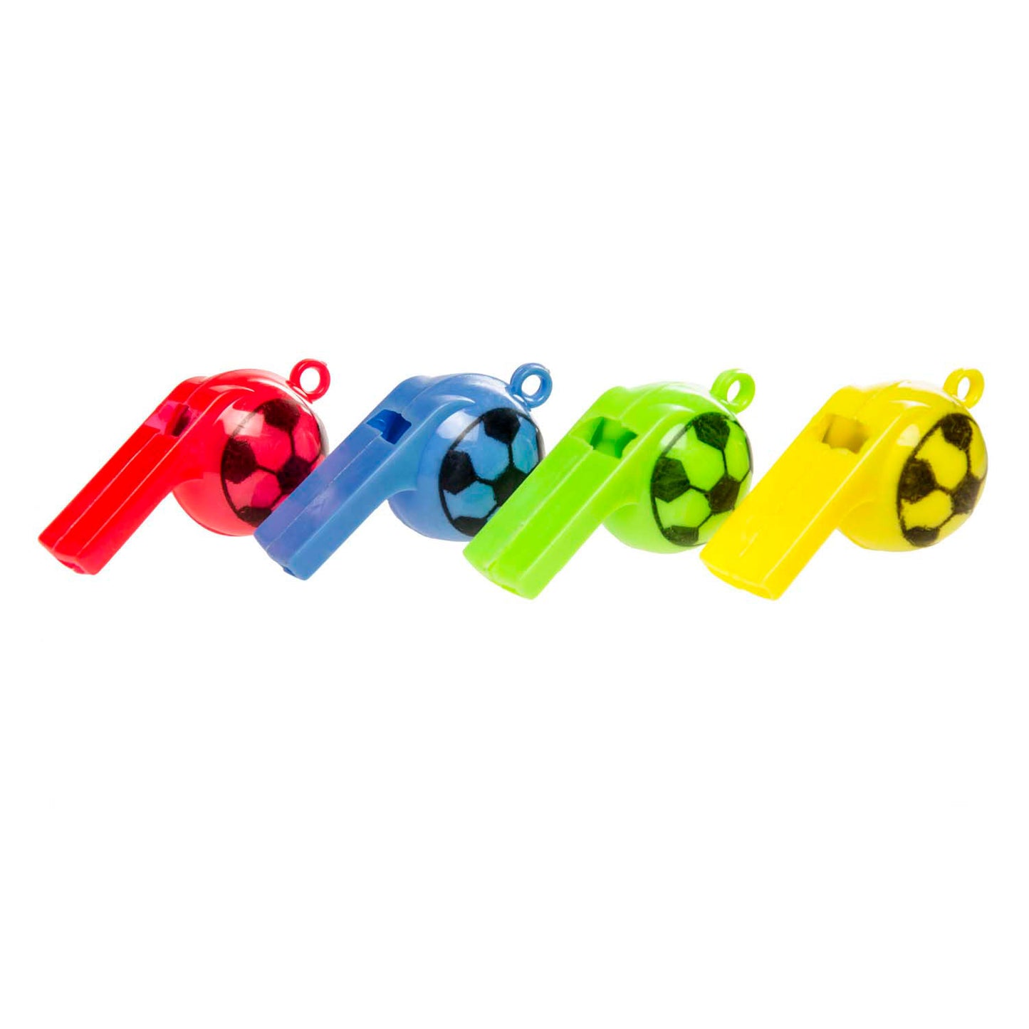 Duckiez Gekleurd voetbalfluitje