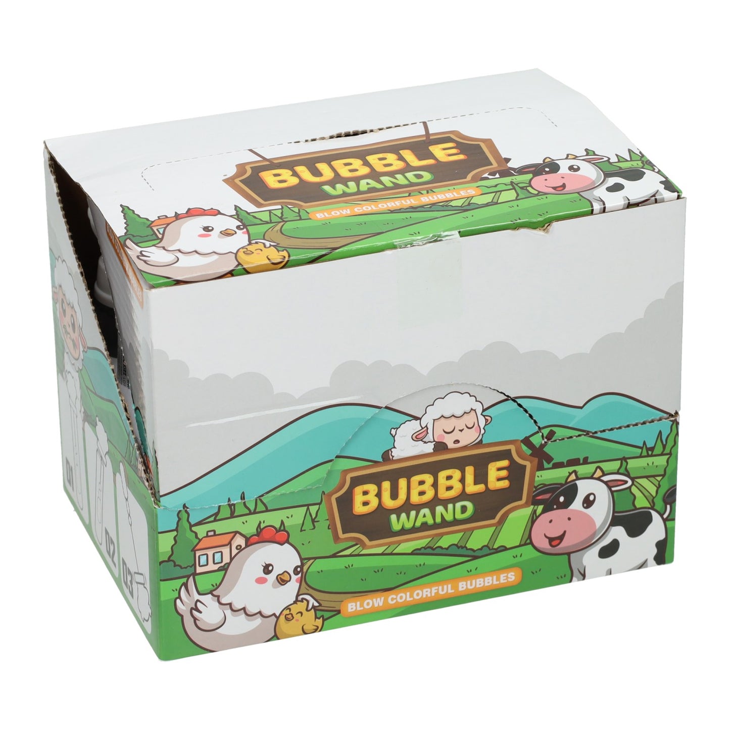 Duckiez Boerderijdieren bellenblaas mini - 24st.