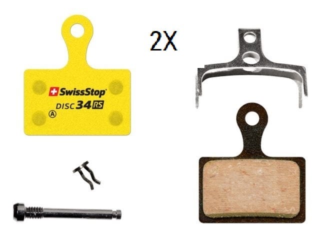 Shimano Swissstop remblok schijfrem pair fair disc 34 rs 2x1 paar - 121458