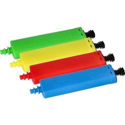 Ballonnen en pomp Papstar 18634 Kleurenassortiment