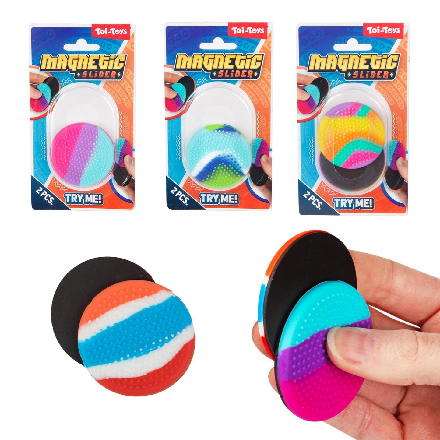 Toi-Toys Magnetische schijven fidgetslider