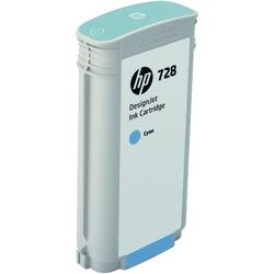Inktcartridge HP 728 cyaan