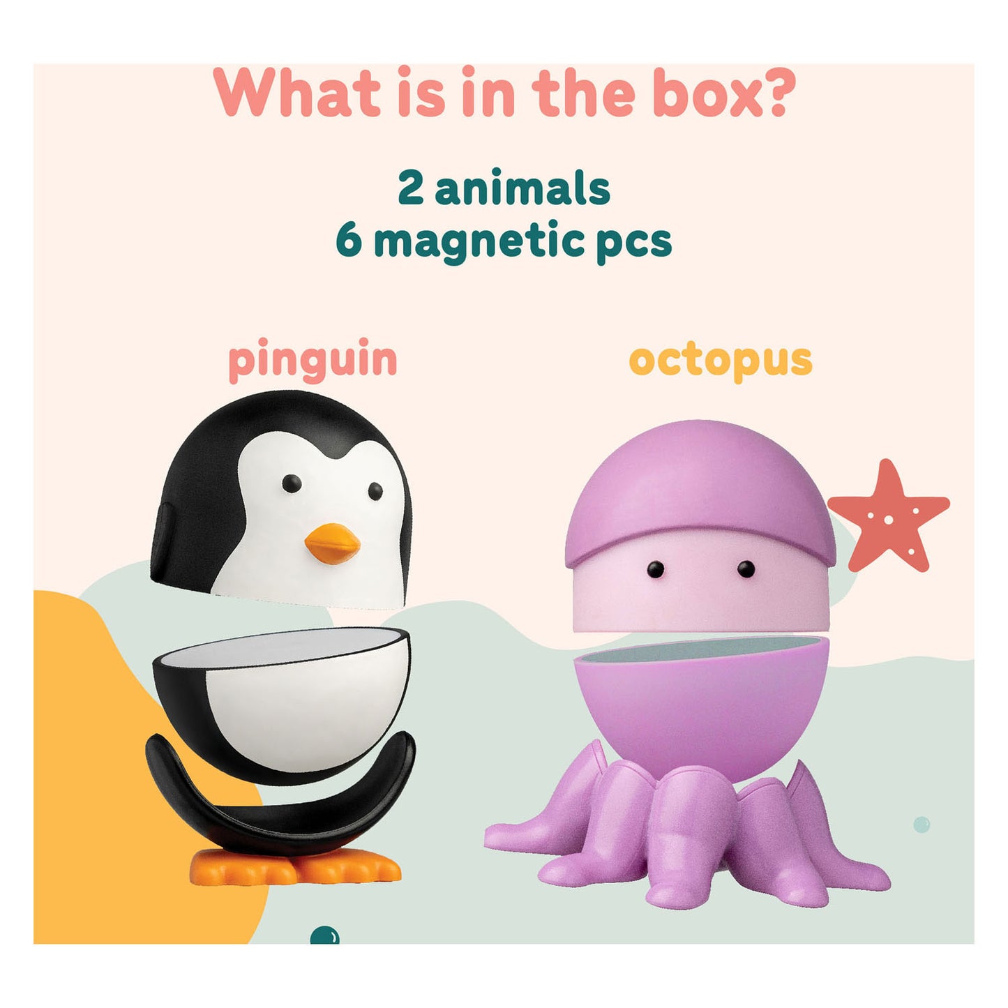 Clics Magimals wibly wobly sealife magnetisch speelgoed