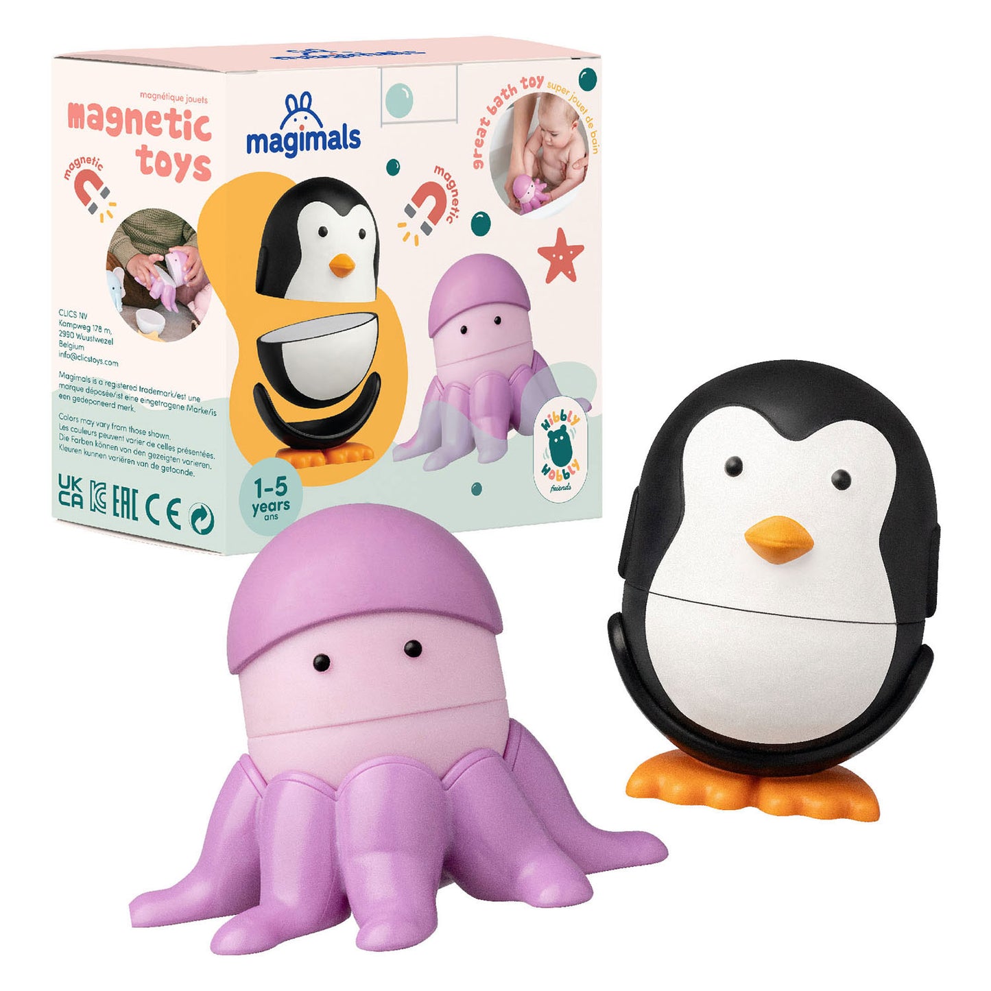 Clics Magimals wibly wobly sealife magnetisch speelgoed