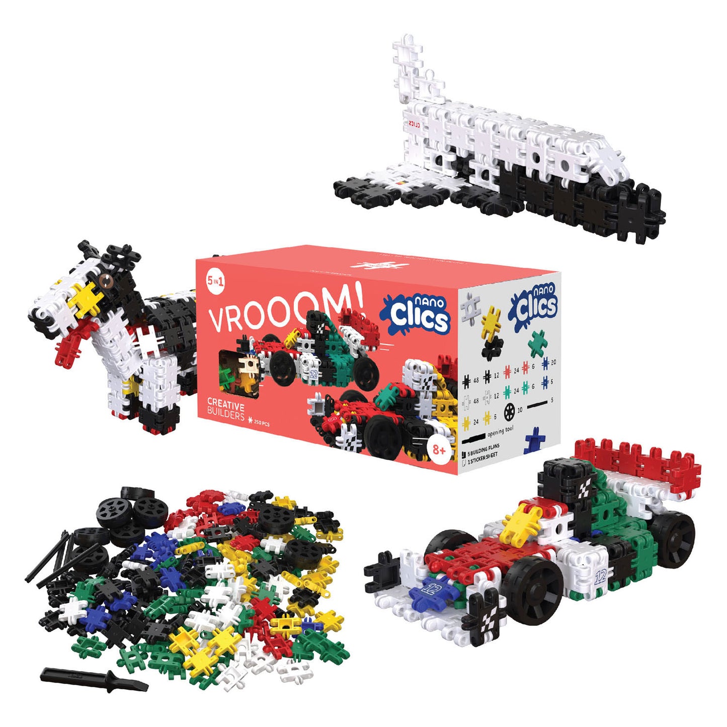 Clics Nano - creative builders, 250dlg.