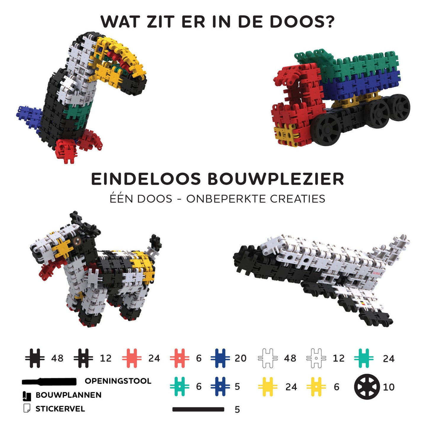 Clics Nano - creative builders, 250dlg.