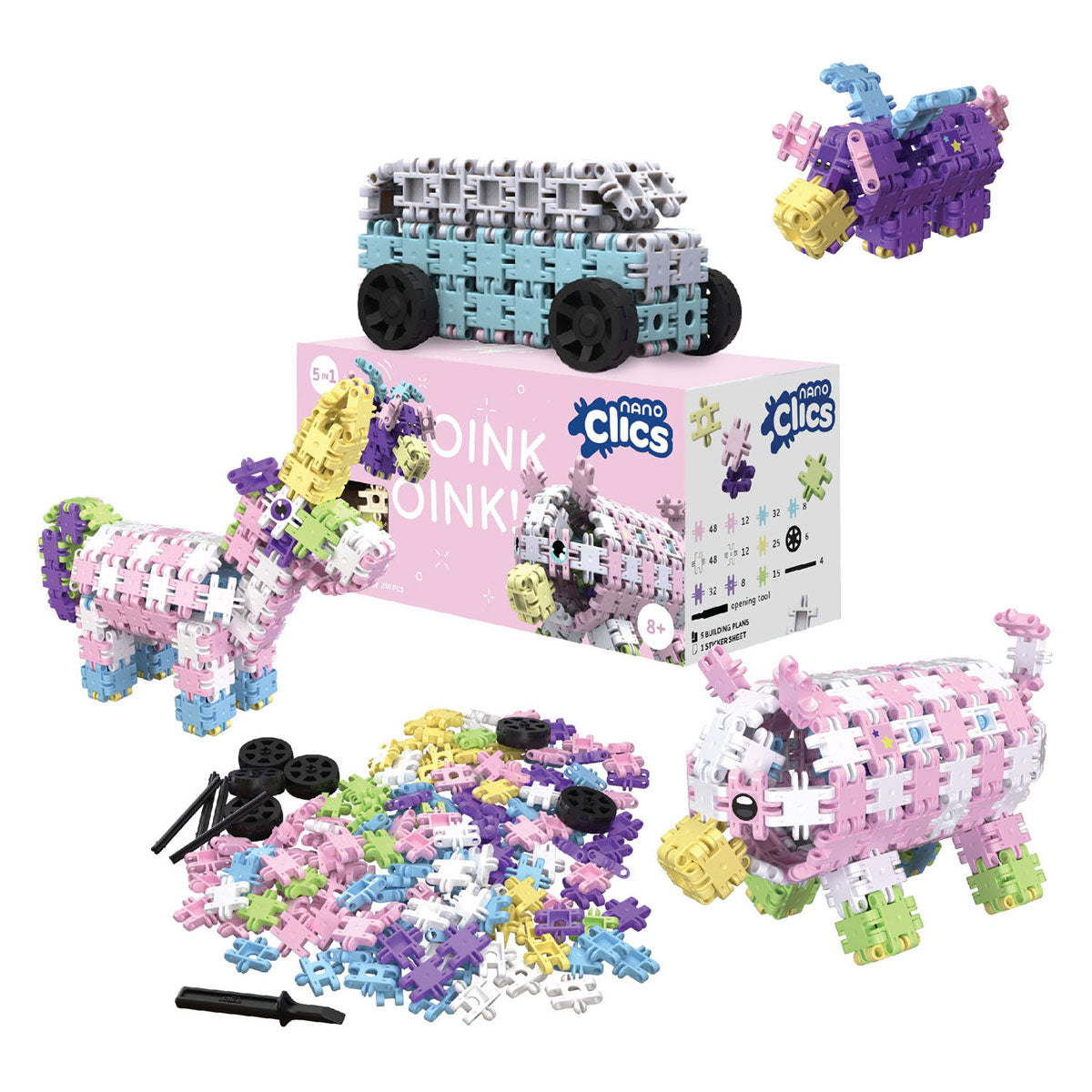 Clics Nano - fantasy builders, 250dlg.