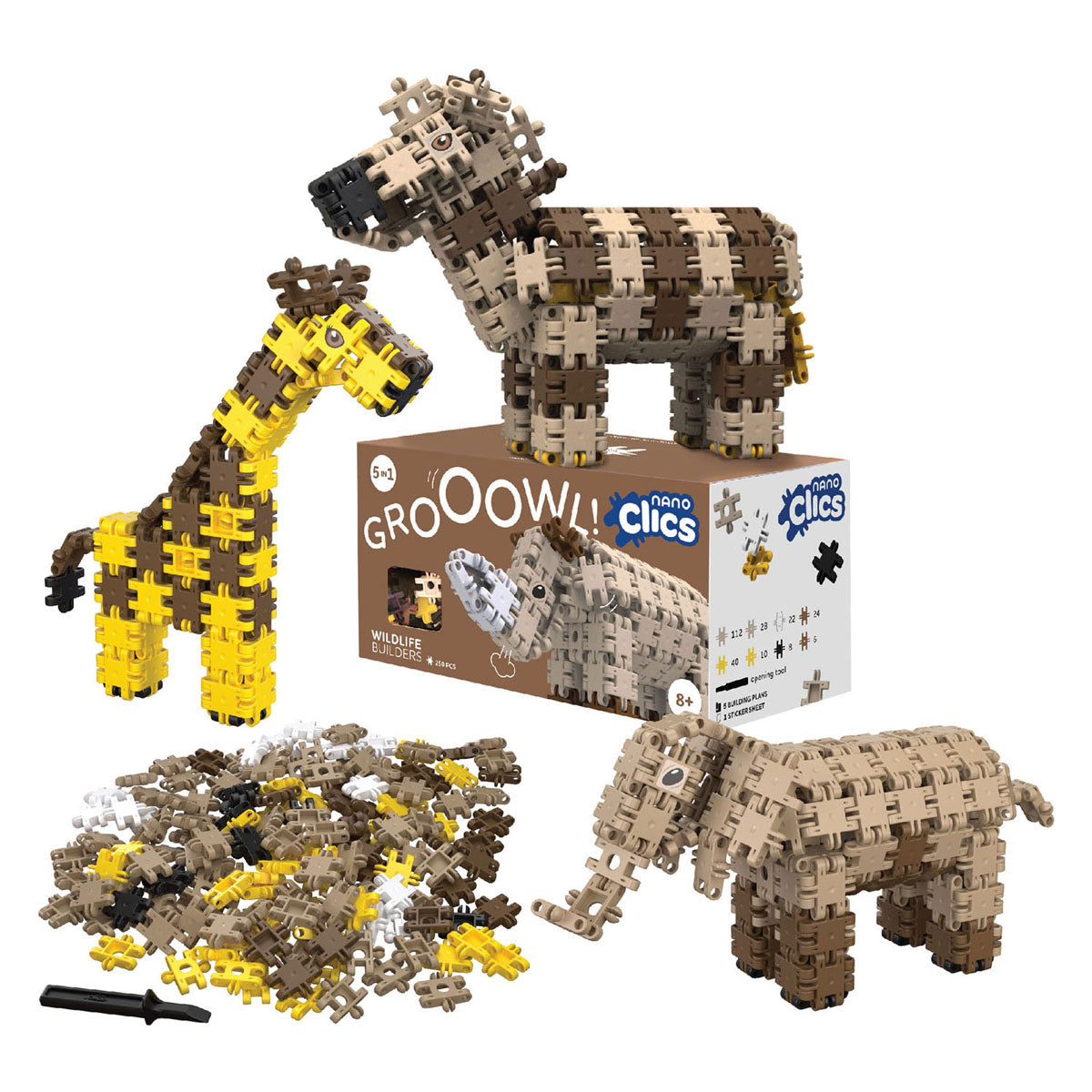 Clics Nano - wildlife, 250dlg.