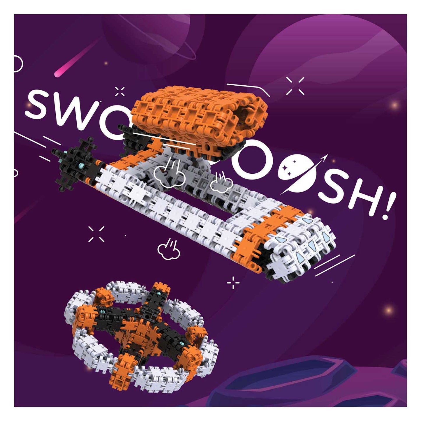 Clics Nano - space builders bouwset - 250dlg.