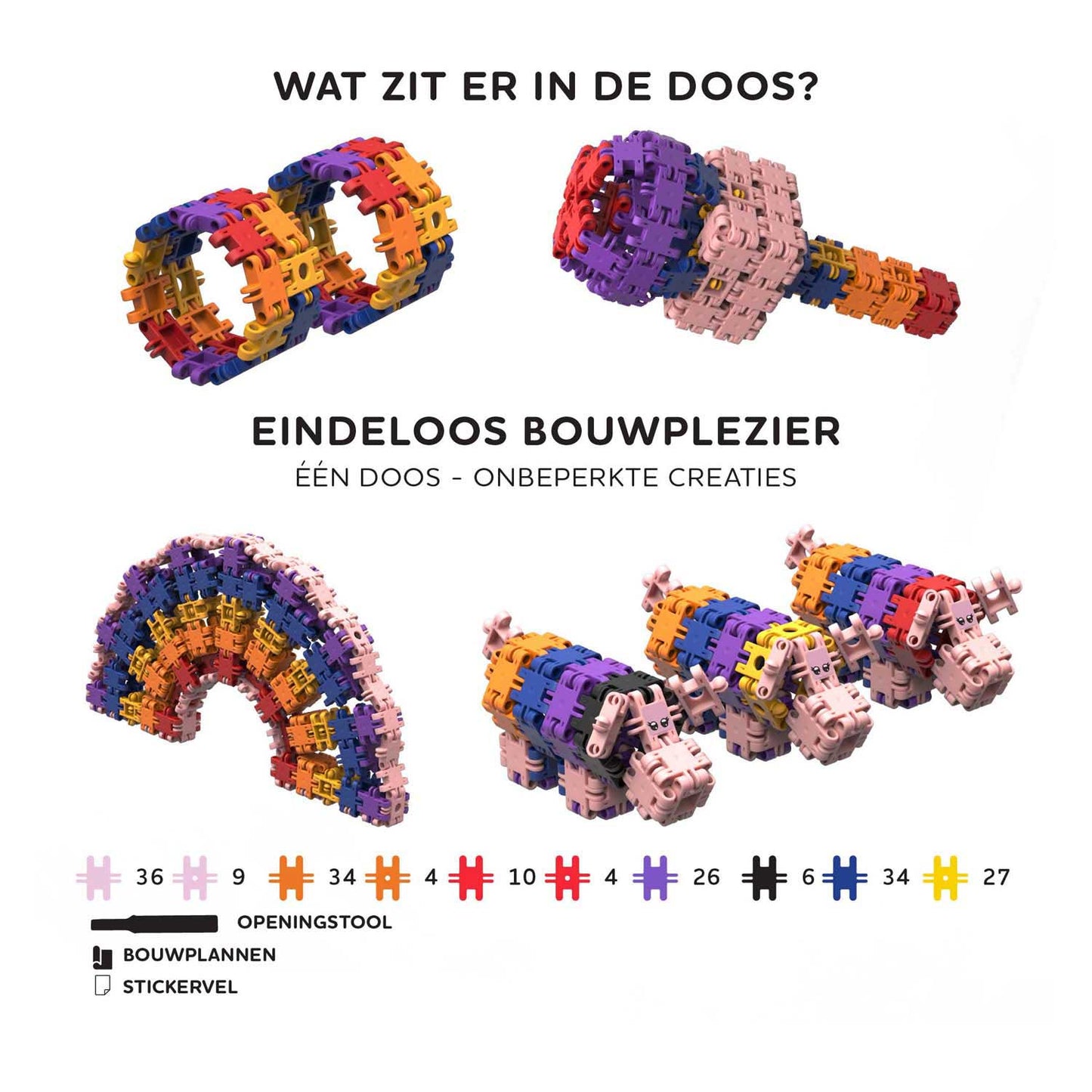 Clics Nano - k3 builders bouwset - 190dlg.