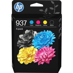 Inktcartridge HP 937 Origineel Cyaan, geel, magenta, zwart