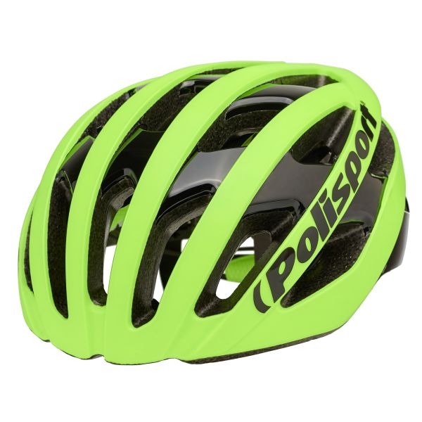 Polisport light pro fietshelm l 58-62cm fluo geel zwart