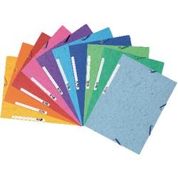 Mappen Esselte flappen elastiek A4 240x320mm assorti