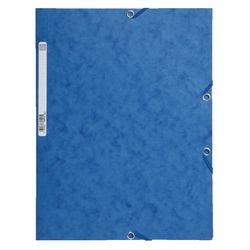 Mappen Esselte flappen elastiek A4 240x320mm blauw