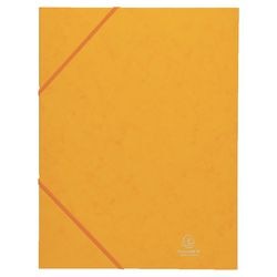 Mappen Esselte flappen elastiek A4 240x320mm geel