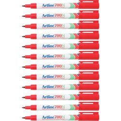 Permanent marker Artline 700 medium 0,7mm rood rond milieuvriendelijk