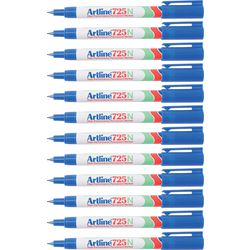 Permanent marker Artline 725 fijn 0,4mm blauw rond milieuvriendelijk sneldrogend
