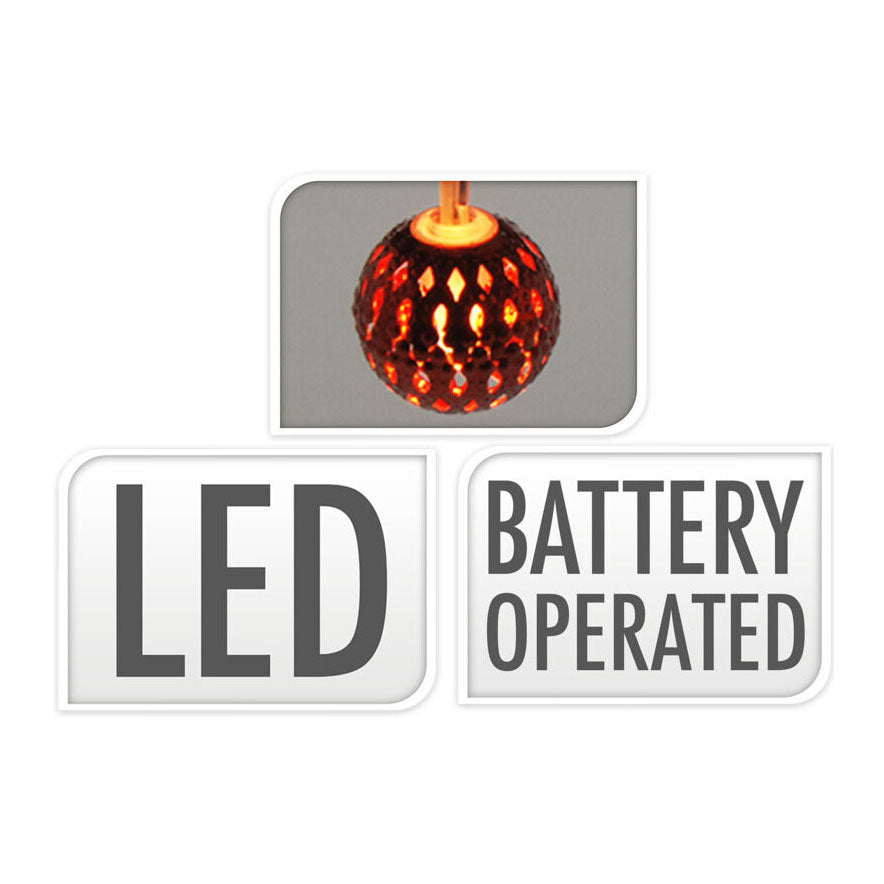 Nampook Lichtslinger led met metalen lampjes