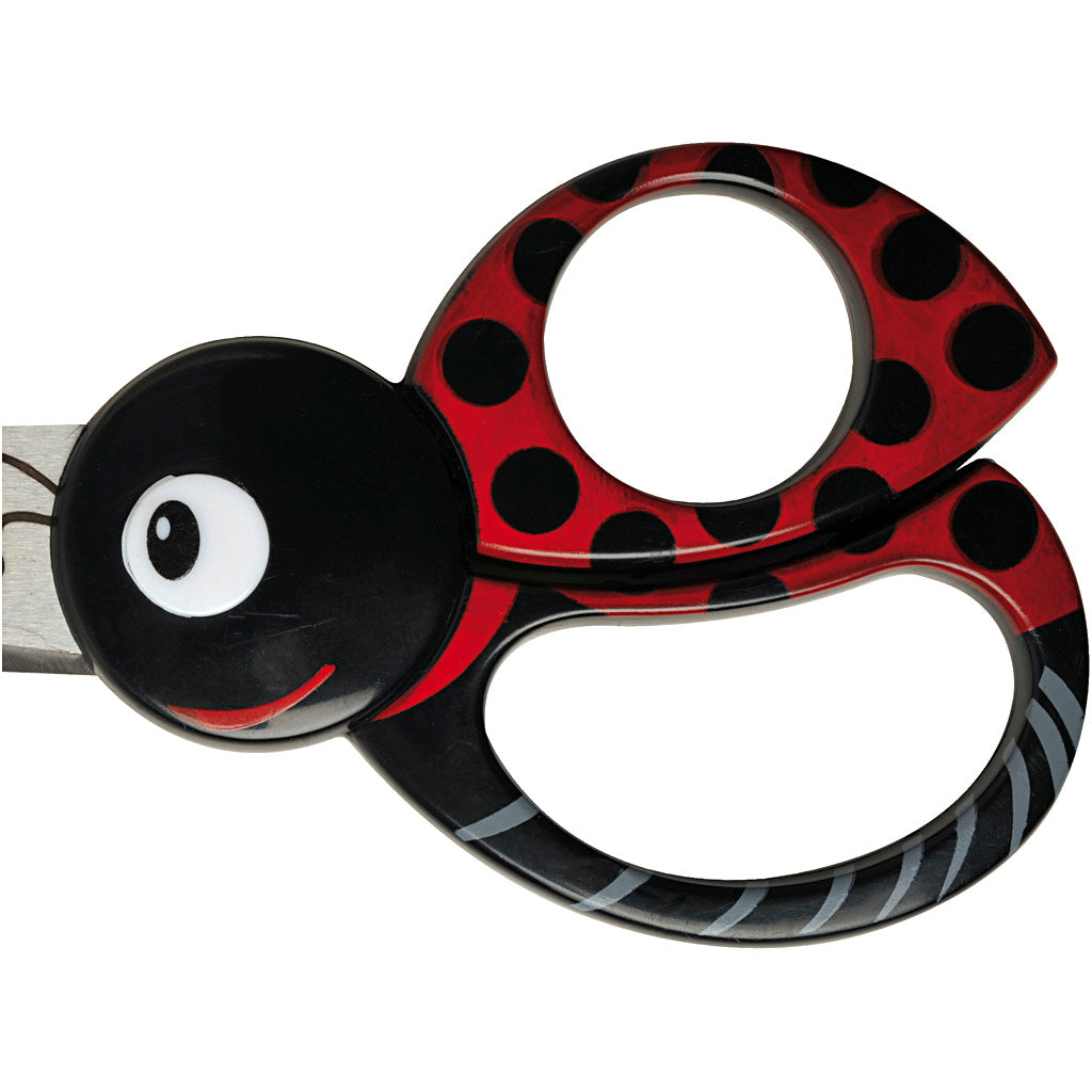 Creativ Company Https: www.cchobby.nl fiskars-kinderschaar-met-dierenmotief-lieveheersbeestje-l-13-cm-1-stuk