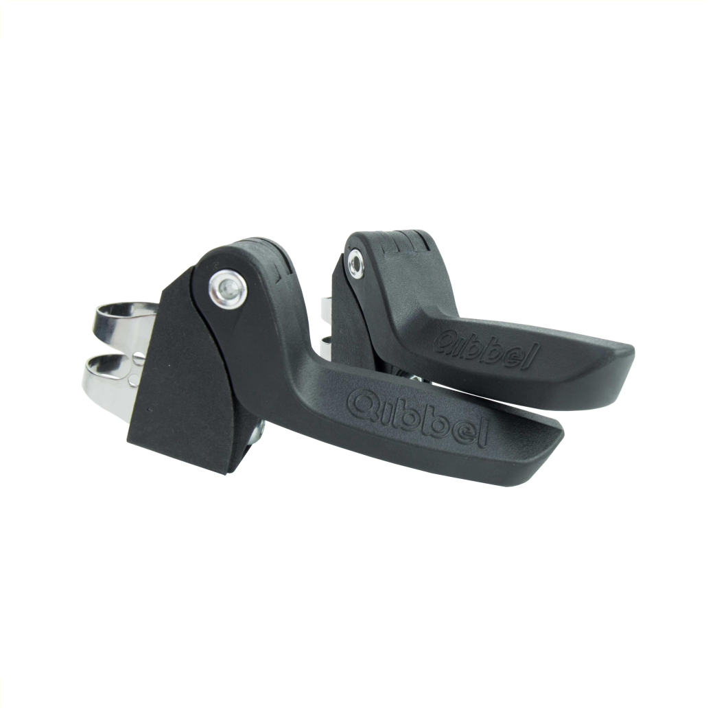 Qibbel Voetsteunen junior 6+ (2 stuks) - zwart