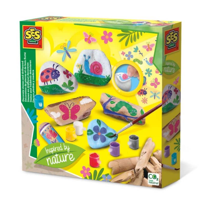 SES Creative Ses stenen en drijfhout decoreren - inspired by nature