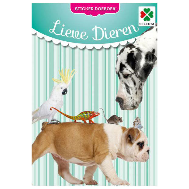 Selecta Spel En Hobby Lieve dieren sticker doeboek