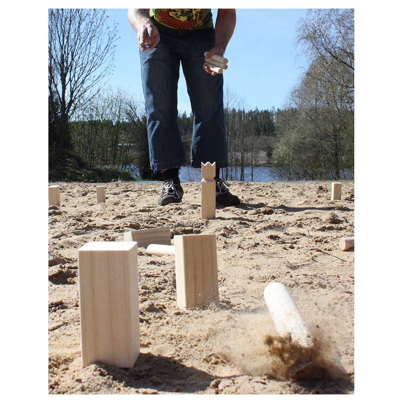 Tactic Kubb viking houten werpspel