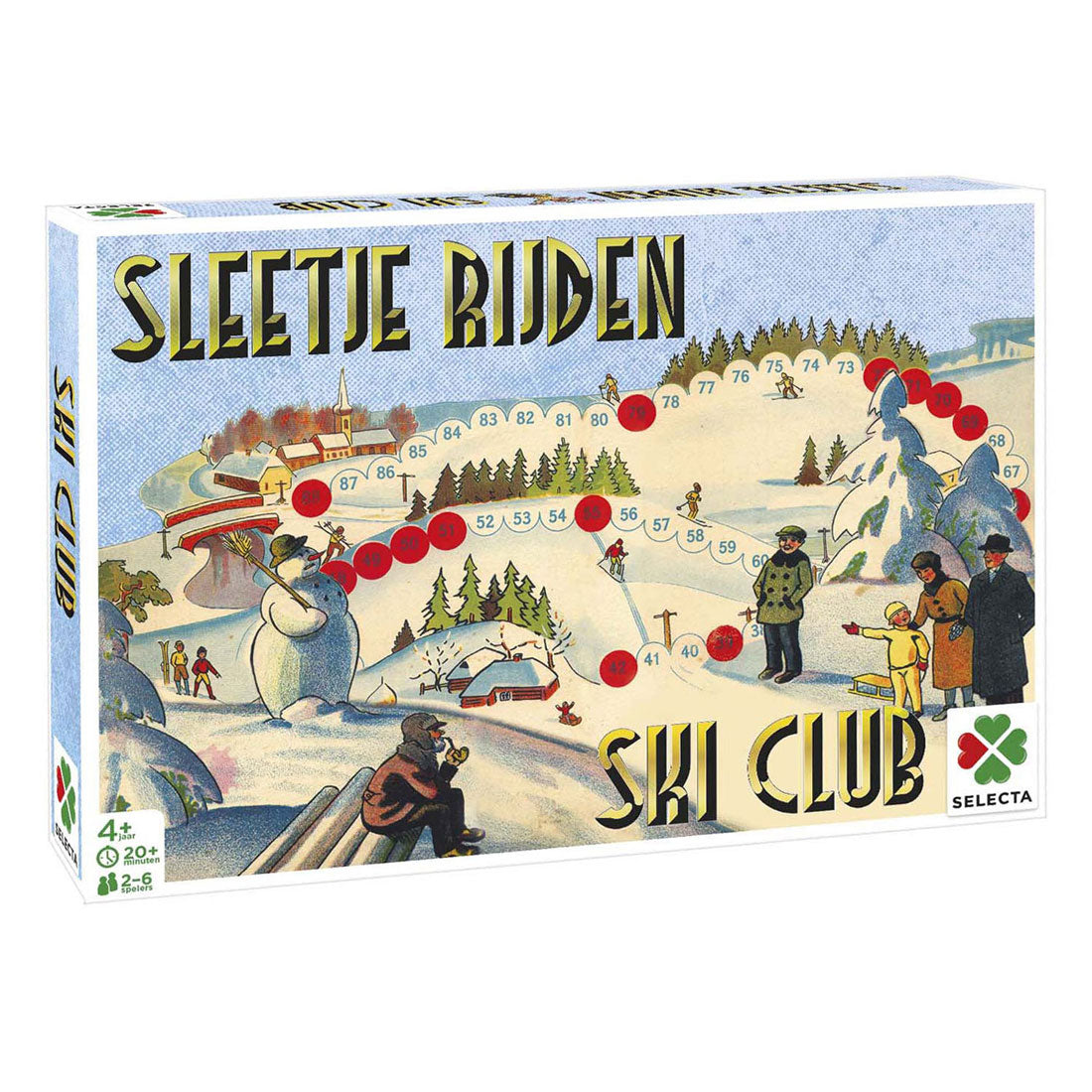 Tactic Bordspel spellen van toen - sleetje rijden ski club