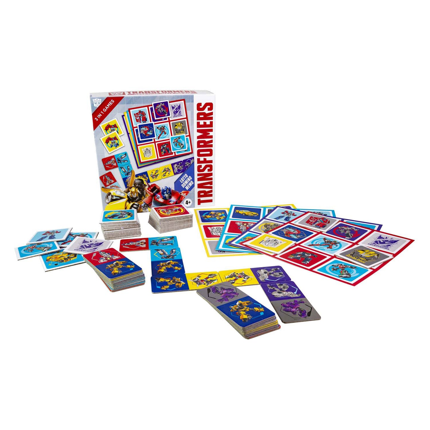 Tactic Transformers 3in1 memo lotto domino