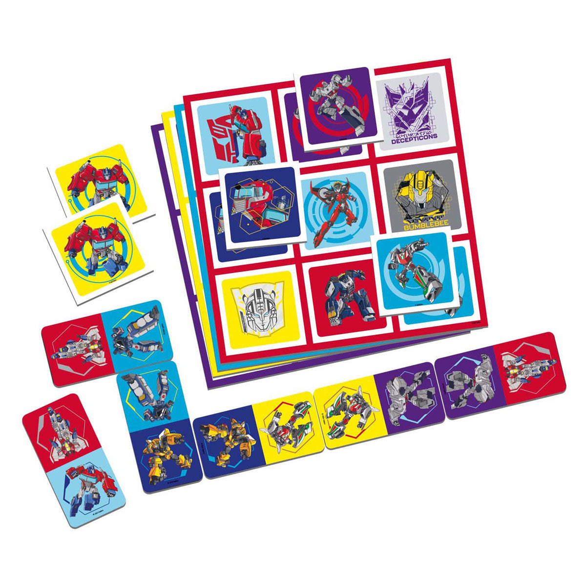 Tactic Transformers 3in1 memo lotto domino